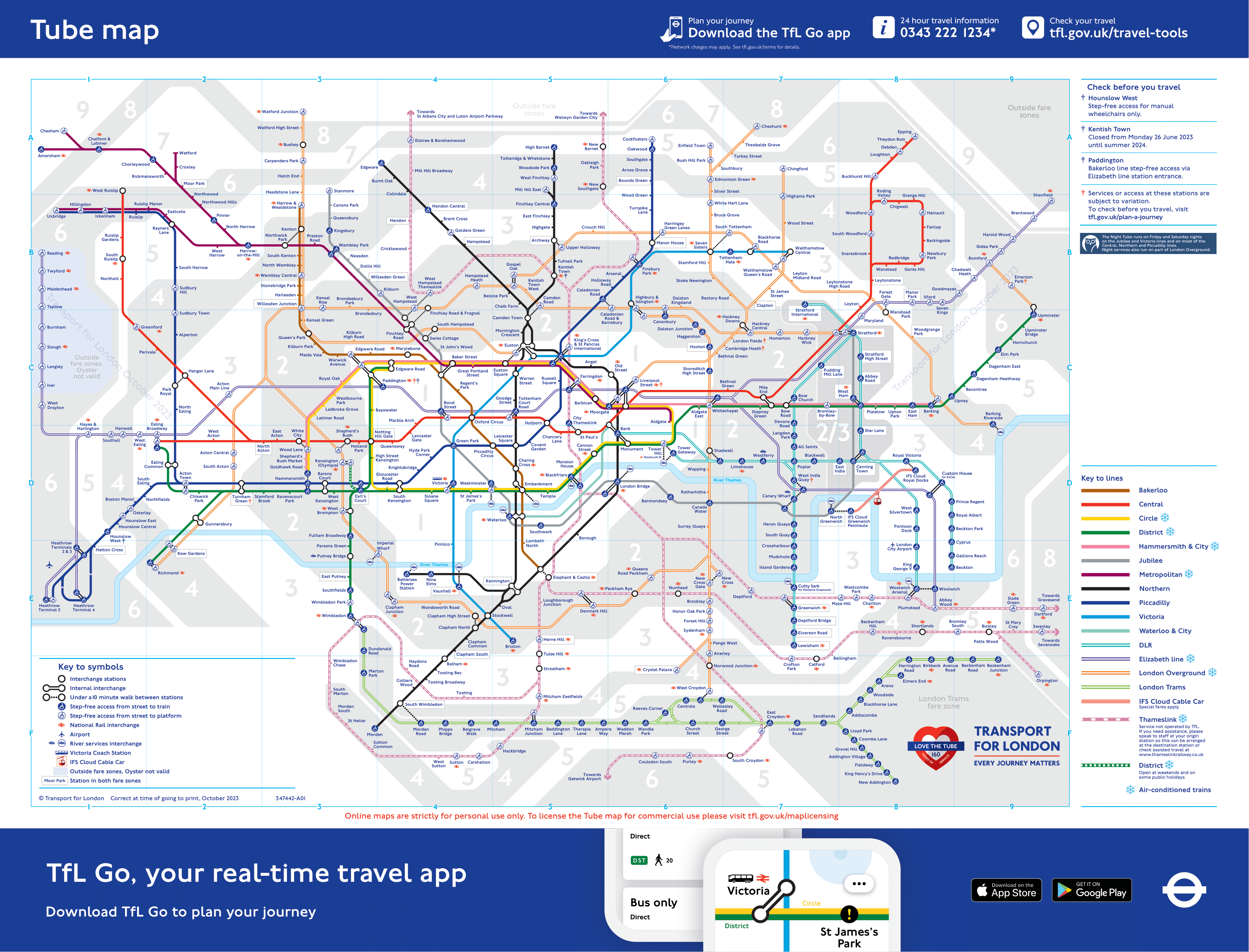 London Tube map